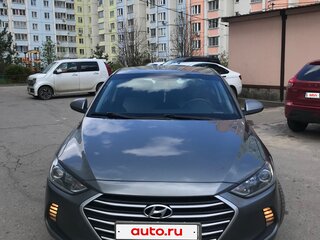 2016 Hyundai Elantra VI (AD), серый, 1145000 рублей, вид 2