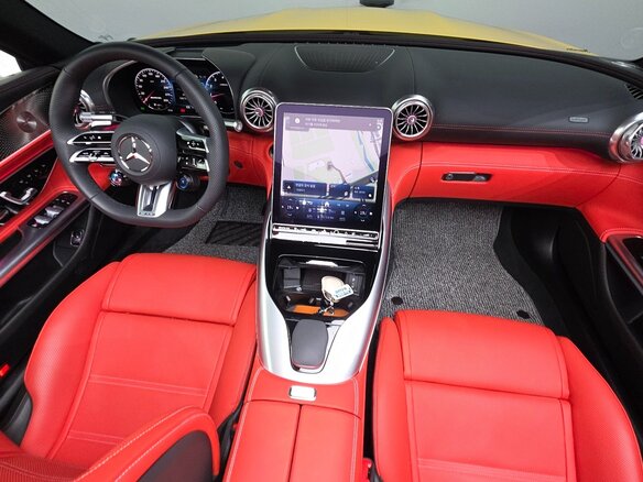 2025 Mercedes-Benz SL-Класс AMG 43 AMG IV (R232), жёлтый - вид 7