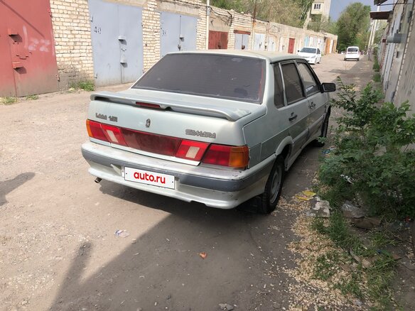 2002 Lada (ВАЗ) 2115, серебристый, 90000 рублей - вид 3