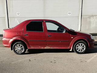 2012 Renault Logan I Рестайлинг, красный, 289000 рублей, вид 4