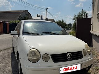 2002 Volkswagen Polo IV, белый, 185000 рублей, вид 1