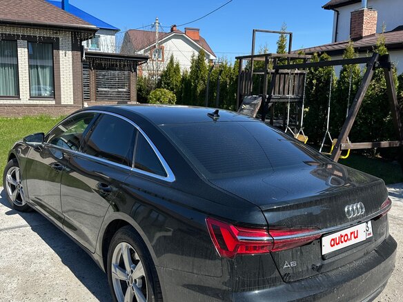 2021 Audi A6 45 TFSI V (C8), чёрный, 3500000 рублей - вид 3