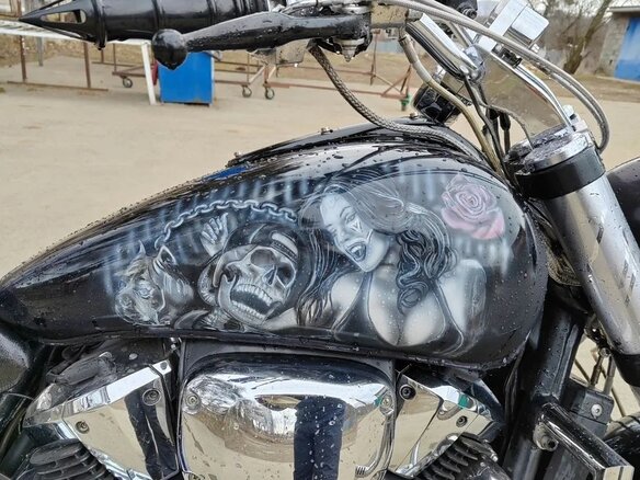 2002 Honda VTX 1800, чёрный, 690000 рублей - вид 2