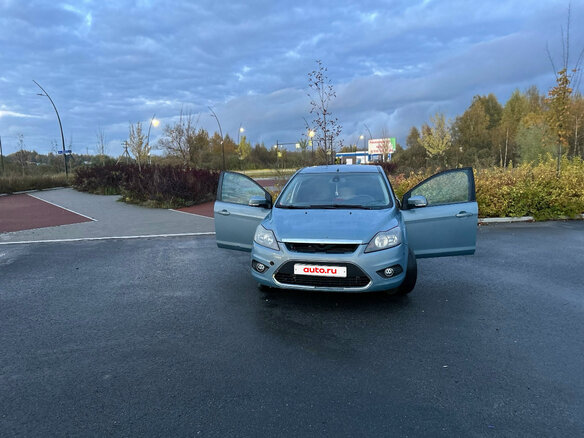 2008 Ford Focus II Рестайлинг, голубой, 390000 рублей - вид 2