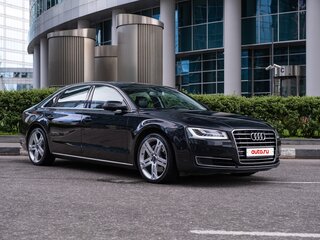 2014 Audi A8 Long III (D4) Рестайлинг, чёрный, 2029000 рублей, вид 2