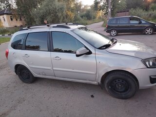 2014 Lada (ВАЗ) Kalina II, серебристый, 300000 рублей, вид 2