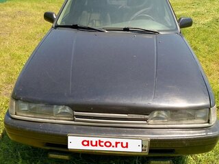 1991 Mazda 626 III (GD), чёрный, 140000 рублей, вид 1