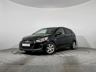 2012 Hyundai Solaris I, чёрный, 588000 рублей, вид 1
