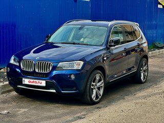 2012 BMW X3 28i xDrive II (F25), синий, 1950000 рублей, вид 5