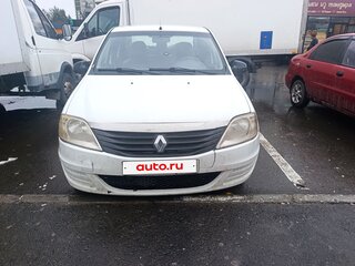 2014 Renault Logan I Рестайлинг, белый, 300000 рублей, вид 1