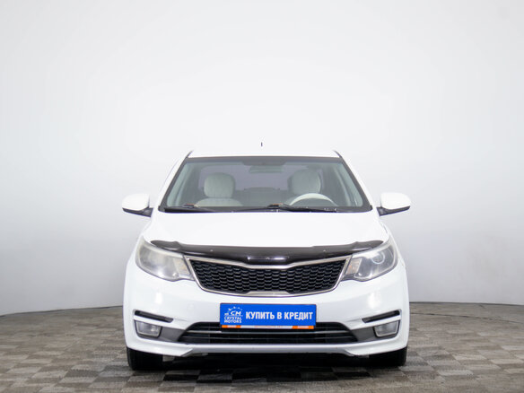 2015 Kia Rio III Рестайлинг, белый, 599000 рублей - вид 1