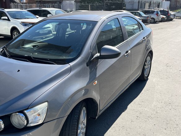 2012 Chevrolet Aveo II, серый, 460000 рублей - вид 10