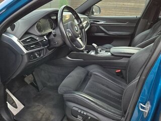 2019 BMW X6 30d II (F16), голубой, 5100000 рублей, вид 4