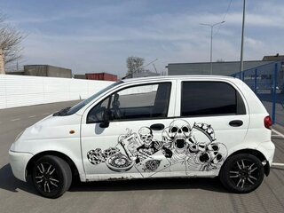 2012 Daewoo Matiz I Рестайлинг, белый, 100000 рублей, вид 2