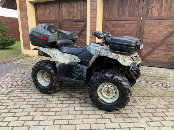 2012 Suzuki KingQuad 400, коричневый, 500000 рублей - вид 3