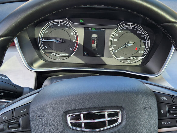 2021 Geely Binyue I Рестайлинг, серый, 1450000 рублей - вид 7