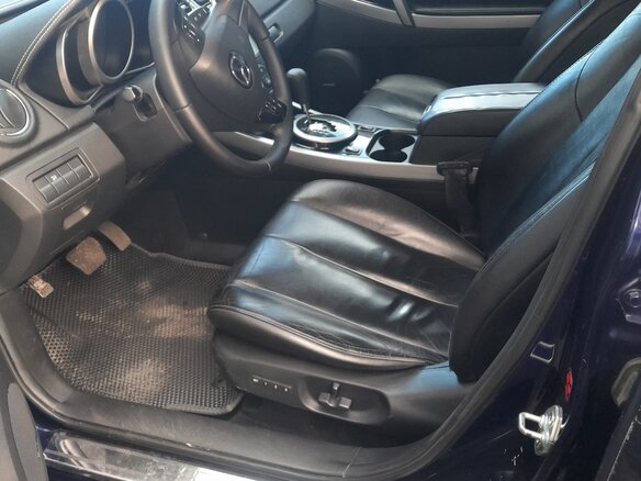 2010 Mazda CX-7 I Рестайлинг, синий, 1150000 рублей - вид 4
