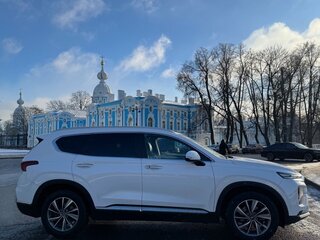 2019 Hyundai Santa Fe IV, белый, 2900000 рублей, вид 2