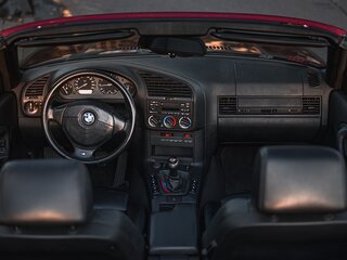 1995 BMW 3 серии 318i III (E36), пурпурный, 1550000 рублей, вид 5