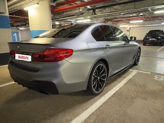 2019 BMW 5 серии 530d xDrive VII (G30/G31/G38), серый, 6250000 рублей, вид 5
