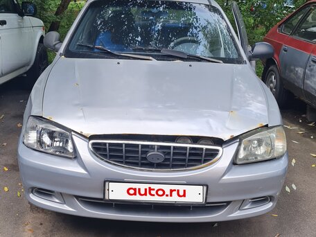 2005 Hyundai Accent ТагАЗ II, серый, 225000 рублей, вид 1