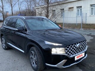 2021 Hyundai Santa Fe IV Рестайлинг, чёрный, 3200000 рублей, вид 2