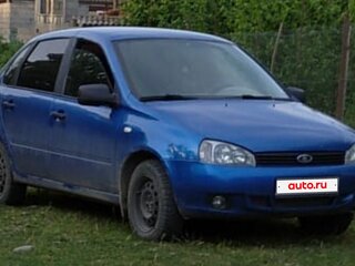 2007 Lada (ВАЗ) Kalina I, синий, 185000 рублей, вид 2