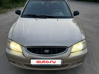 2004 Hyundai Accent ТагАЗ II, серебристый, 255500 рублей, вид 2