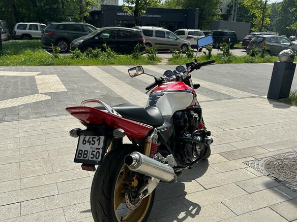 2006 Honda CB 400 Super Four, красный, 350000 рублей - вид 4