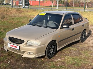 2004 Hyundai Accent ТагАЗ II, бежевый, 354000 рублей, вид 1