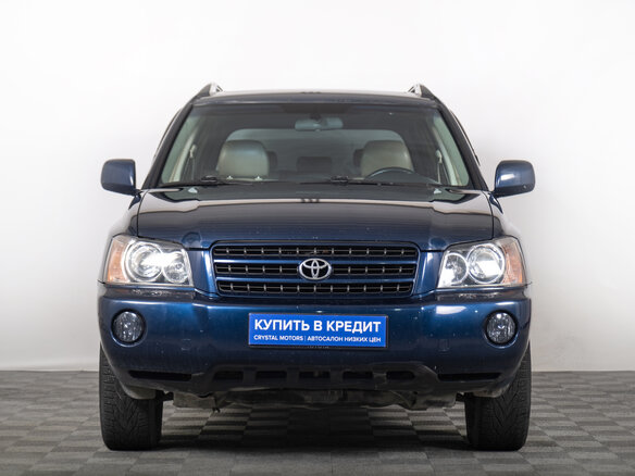 2001 Toyota Highlander I (XU20), синий - вид 2
