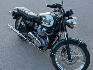 2007 Triumph Bonneville T100, зелёный, 550000 рублей, вид 2