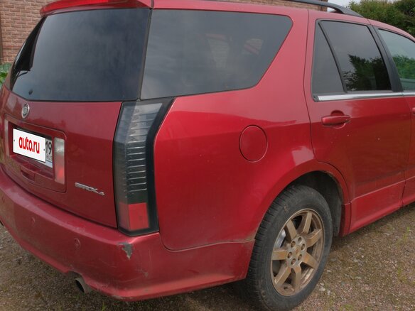 2007 Cadillac SRX I, красный - вид 6