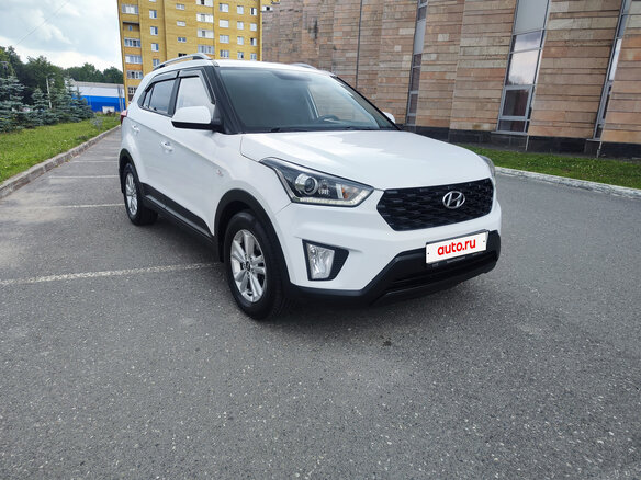 2021 Hyundai Creta I Рестайлинг, белый, 1785000 рублей - вид 2