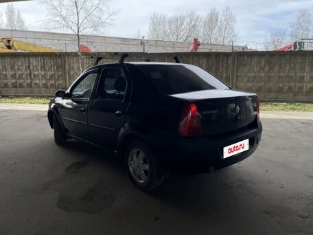 2009 Renault Logan I, чёрный, 195500 рублей, вид 5
