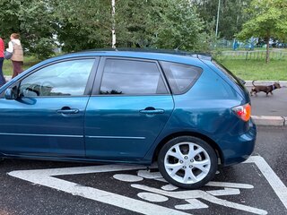 2007 Mazda 3 I (BK) Рестайлинг, синий, 555000 рублей, вид 4