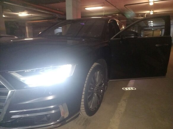 2019 Audi A8 Long 45 TDI IV (D5), чёрный, 5050000 рублей - вид 9