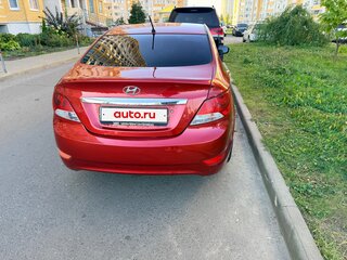 2011 Hyundai Solaris I, красный, 640000 рублей, вид 3