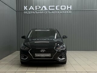 2017 Hyundai Solaris II, чёрный, 1250000 рублей, вид 3