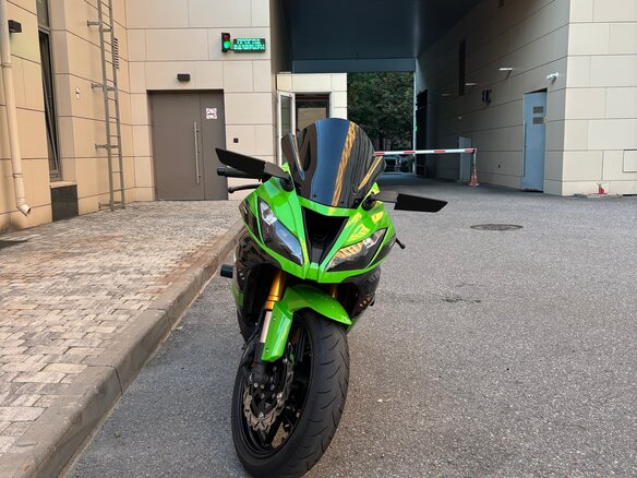 2012 Kawasaki ZX-6 Ninja, зелёный, 649000 рублей - вид 9