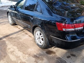 2008 Hyundai Sonata V (NF), чёрный, 570000 рублей, вид 4