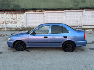 2004 Hyundai Accent ТагАЗ II, фиолетовый, 180000 рублей, вид 3