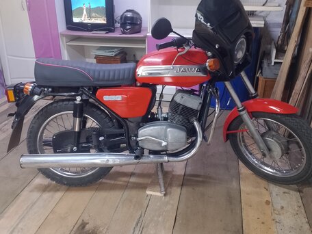 1986 Jawa 350/634, красный, 270000 рублей, вид 3
