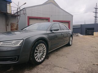 2014 Audi A8 Long III (D4) Рестайлинг, серый, 2500000 рублей, вид 1