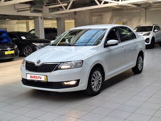 2019 Skoda Rapid I Рестайлинг, белый, 1195000 рублей, вид 3