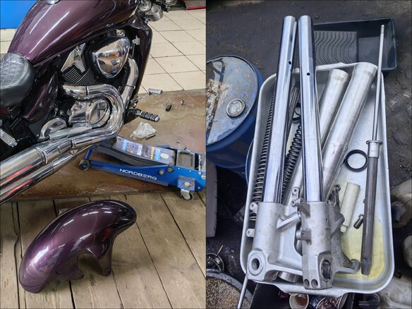 2007 Suzuki Boulevard M109R, фиолетовый, 950000 рублей - вид 19