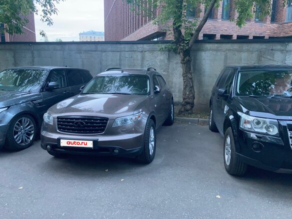 2008 Infiniti FX FX35 I (S50) Рестайлинг, коричневый