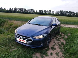 2018 Hyundai Elantra VI (AD), синий, 1470000 рублей, вид 1