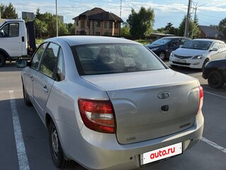 2013 Lada (ВАЗ) Granta I, серебристый, 400000 рублей, вид 4