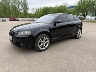 2007 Audi A3 II (8P) Рестайлинг 1, чёрный, 499000 рублей, вид 3